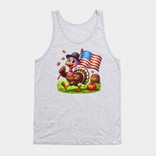 Patriotic Turkey Tank Top